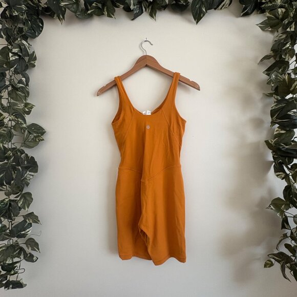 Lululemon Athletic Align Sleeveless Onesie Bodysuit 8” Autumn NWT Size 4 - Picture 2 of 7